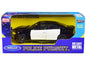 2016 Dodge Charger Pursuit Police Interceptor Black and White Unmarked "Police Pursuit" Series 1/24 Diecast Model Car by Welly  free shipping USA