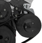 Small Block Chevy Ultra Power Steering Bracket - LWP  Saginaw - Black