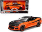 2017 Chevrolet Camaro ZL1 Orange and Black "Harley Davidson" "H-D Custom" Series 1/24 Diecast Model Car by Maisto  free shipping USA