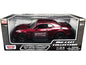 2018 Dodge Challenger SRT Hellcat Widebody Burgundy Metallic "Die-Cast Collection" Series 1/24 Diecast Model Car by Motormax  free shipping USA