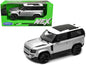 2020 Land Rover Defender Silver Metallic with White Top "NEX Models" 1/26 Diecast Model Car by Welly  free shipping USA