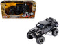 2021 Jeep Gladiator Rubicon Off-Road Pickup Truck Black with Matt Black Top "Off Road" Series 1/27 Diecast Model Car by Motormax  free shipping USA