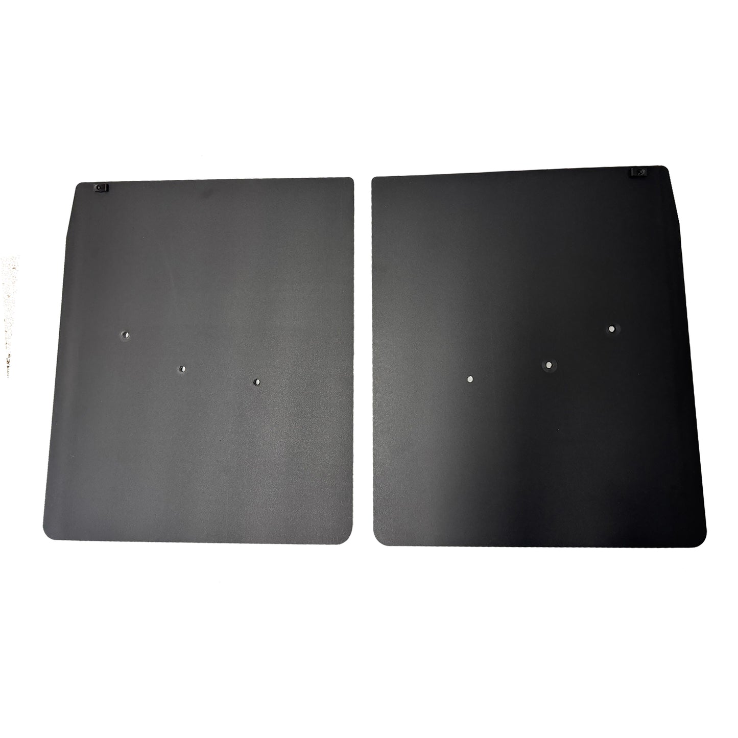 No Drill  Specific Design Rear Mud Flaps For The 20-24 GMC 3500 Dual Wheel Pickups Non-Weighted Version - 20"W X 24"H