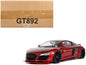 2022 Audi R8 "LB Works" Red Metallic 1/18 Model Car by GT Spirit  free shipping USA