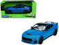 2024 Ford Mustang GT 5.0 Blue with Black Top "NEX Models" Series 1/25 Diecast Model Car by Welly  free shipping USA
