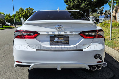 2018-2024 Toyota Camry SE Muffler Delete Single Exit Axle Back Burnt Tips Exhaust