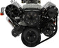 Small Block Chevy Black Ultra Track Serpentine Kit (AC/PS/ALT)