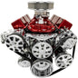 Big Block Chevy All Inclusive Chrome Ultra Drive Serpentine System (AC/PS/ALT)