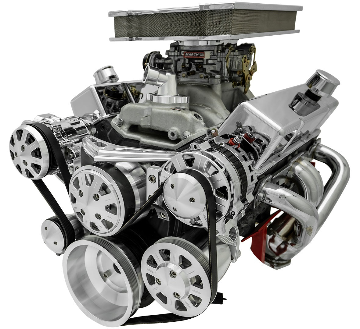 Big Block Chevy Ultra Serpentine System - All Inclusive - AC & PS