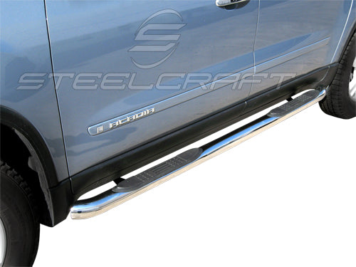 Steelcraft - 3 In. Round Sidebars - S/S - 203807