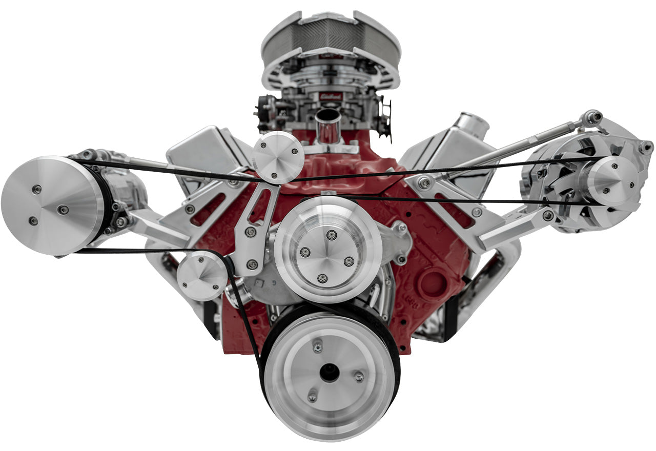 Big Block Chevy Serpentine Conversion - Outward - AC & Alternator