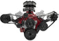 Small Block Chevy Serpentine System - SWP - Reverse - Outward - GMT2 - Black