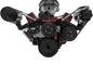 Small Block Chevy Serpentine Conversion; SWP; Reverse; Outward; GMT2; Black