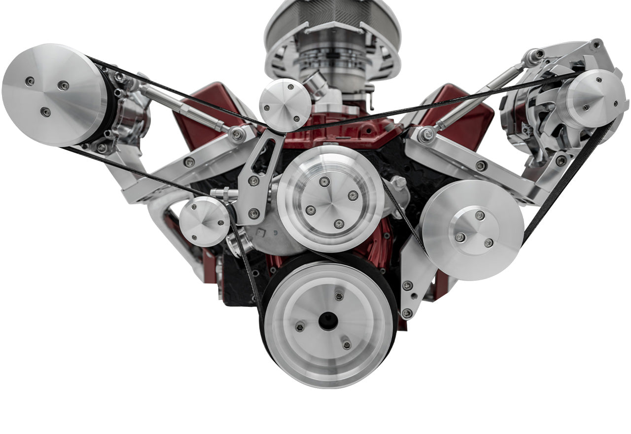 Small Block Chevy Serpentine Conversion Ultra - SWP - Reverse  Outward - GMT2