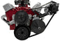 Big Block Chevy Serpentine Conversion Deluxe - Outward - Saginaw-Key - Black