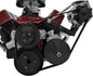 Small Block Chevy Serpentine Conversion Ultra - Outward - Saginaw-Press - Black
