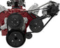 Small Block Chevy Serpentine Conversion Deluxe - Outward - GMT2 - Black