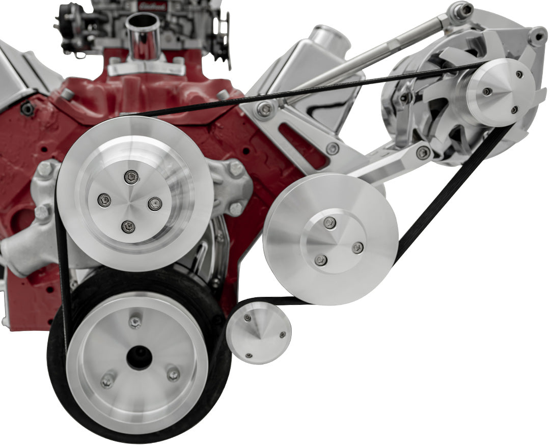 Small Block Chevy Serpentine Conversion Deluxe - Outward - GMT2