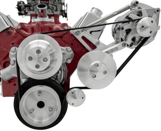 Small Block Chevy Serpentine Conversion Deluxe - Outward - GMT2