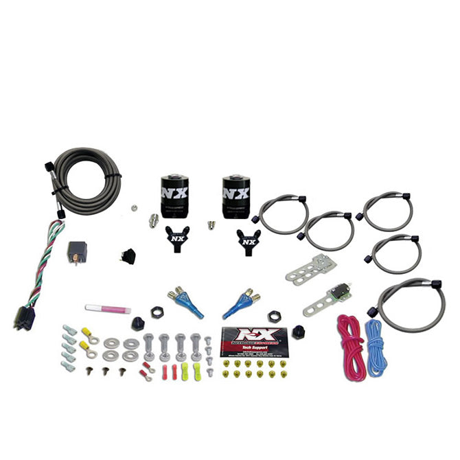 Nitrous Express - DUAL NOZZLE SPORT COMPACT SYSTEM LESS BOTTLE (35-50-75HP) - 20616-00