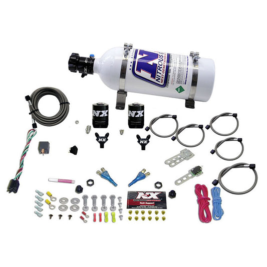 Nitrous Express - DUAL NOZZLE SPORT COMPACT SYSTEM W/ 5LB BOTTLE (35-50-75HP) - 20616-05