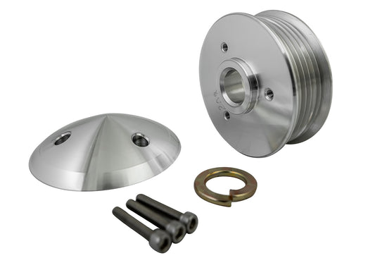 SERPENTINE ALTERNATOR W/CAP - Silver