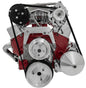 Small Block Chevy High Mount Serpentine Conversion - AC & PS - Saginaw-Key
