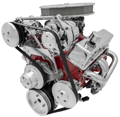 Small Block Chevy High Moutn Serpentine Conversion - AC & PS - GMT2