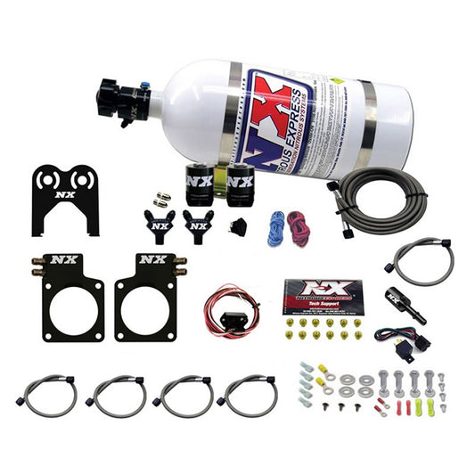 Nitrous Express - NISSAN GT-R NITROUS PLATE SYSTEM (35-300HP) W/ 10LB BOTTLE - 20717-10