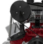Small Block Chevy Ultra AC Bracket - Inward - SWP - Passenger - Black