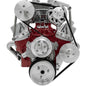 Small Block Chevy Serpentine Conversion; Inward - AC & PS - SWP - Reverse - GMT2