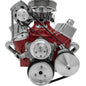 Small Block Chevy Serpentine System - Inward - PS - SWP - Reverse - Saginaw-Key