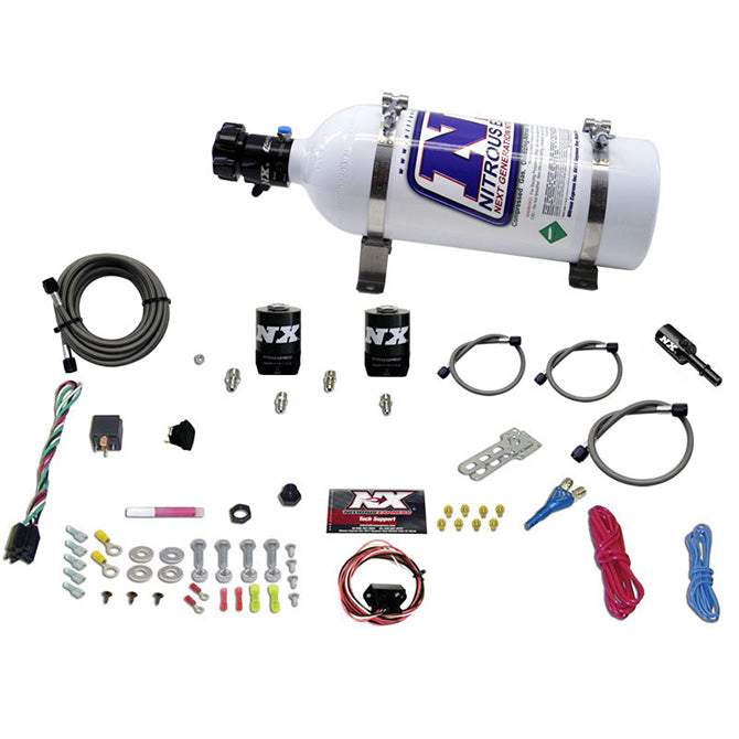 Nitrous Express - HEMI & SRT8 SINGLE NOZZLE FLY-BY-WIRE SYS (35-150HP) W/ 5LB BOTTLE  - 20918-05