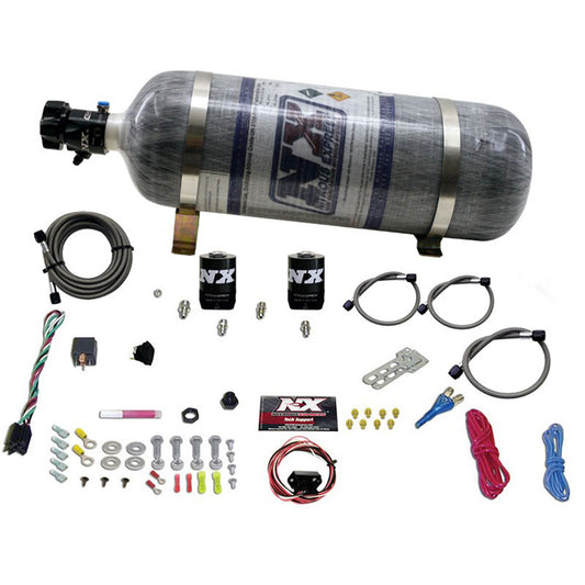 Nitrous Express - UNIVERSAL FLY BY WIRE SINGLE NOZZLE SYSTEM 12LB COMPOSITE  INCLUDES TPS SWITCH - 20919-12