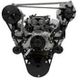 Chevy LT1 Gen II Serpentine Conversion - High Mount - AC & ALT - Camaro - Black