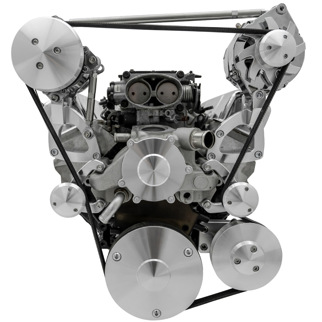 Chevy LT1 Gen II Serpentine Conversion - High Mount - AC & PS - GMT2 - Camaro