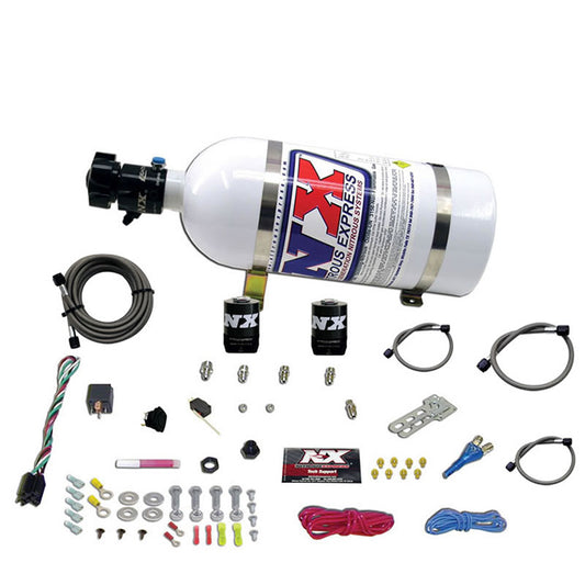 Nitrous Express - ALL FORD EFI SINGLE NOZZLE SYSTEM (35-50-75-100-150 HP) WITH 10LB BOTTLE   - 20922-10