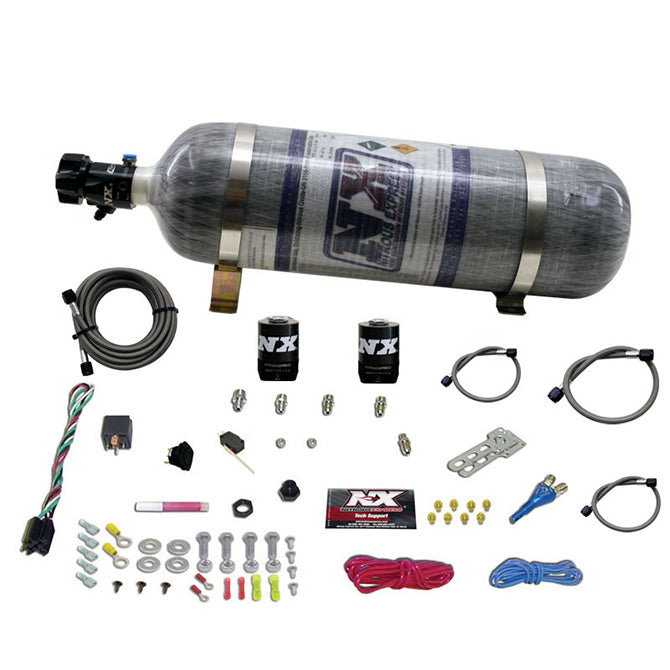 Nitrous Express - ALL FORD EFI SINGLE NOZZLE SYSTEM WITH COMPOSITE BOTTLE   - 20922-12