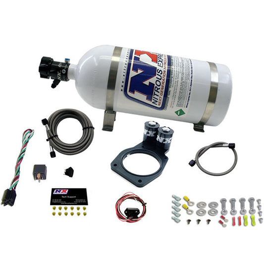 Nitrous Express - 5TH GEN CAMARO PLATE SYSTEM (50-150HP) 200HP-225HP JETTING AVAILABLE 10LB BOTTLE - 20931-10