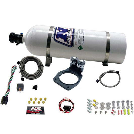 Nitrous Express - 5TH GEN CAMARO PLATE SYSTEM (50-150HP) 200HP-225HP JETTING AVAILABLE 15LB BOTTLE - 20931-15