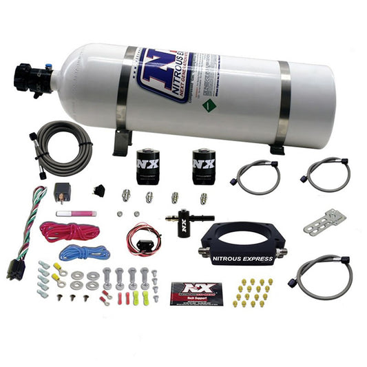 Nitrous Express - LT1 NITROUS PLATE SYSTEM (50-300HP) W/ 15LB BOTTLE - 20938-15