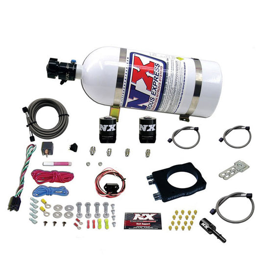 Nitrous Express - 90mm Hemi Plate System (50-400Hp) W/ 10Lb Bottle - 20990-10