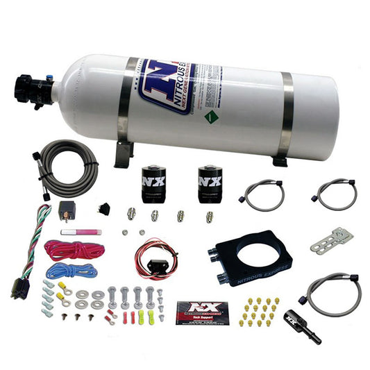 Nitrous Express - DODGE HEMI PLATE SYSTEM (50-400HP) W/ 15LB BOTTLE - 20944-15