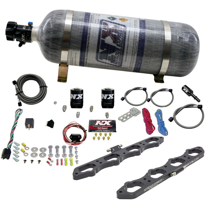 Nitrous Express - Coyote Wet Direct Port Plate System(12LB Bottle) - 20956-12