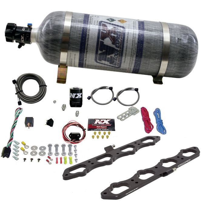 Nitrous Express - Coyote Dry Direct Port Plate System(12LB Bottle) - 20957-12