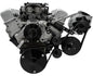 Chevy LT1 Gen II Serpentine Conversion; Outward; PS & ALT; GMT2; Camaro; Black