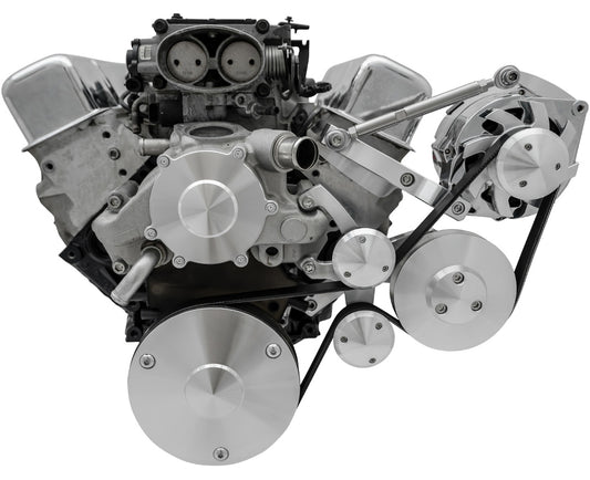 Chevy LT1 Gen II Serpentine Conversion - Outward - PS & ALT - GMT2 - Camaro
