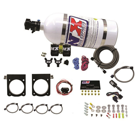 Nitrous Express - GEN-V VIPER NITROUS PLATE SYSTEM (50-400HP) W/ 10LB BOTTLE - 20970-10