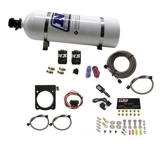 Nitrous Express - 3.6L V6 DODGE PLATE SYSTEM (50-200HP) W/ 15LB BOTTLE - 20971-15
