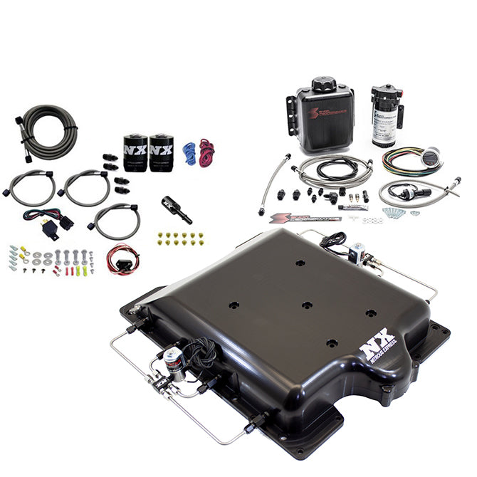 Nitrous Express - Hellcat Lid With Nitrous And Water/Methanol System (100-400HP) W/ No Bottle - 20972BMF-00